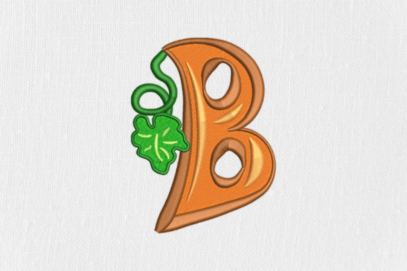 Charming Letter B Autumn Monograms Review
