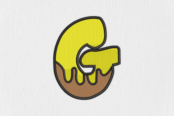 Charming Letter G Bee Monograms for Craft Fairs