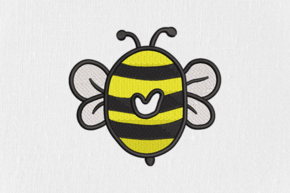 Charming Letter O Bee Monograms Design