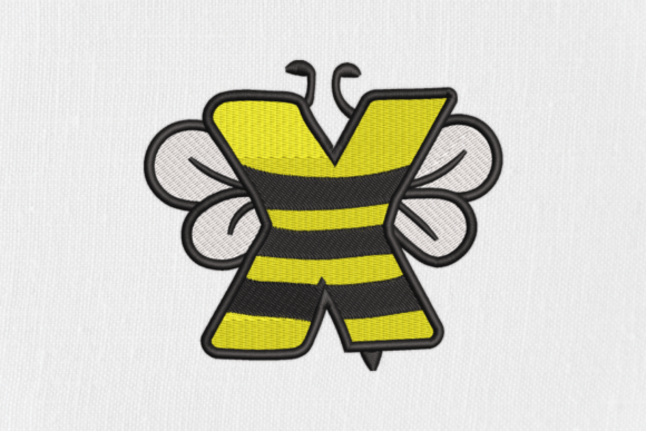 Charming Letter X Bee Monograms for Personalized Gifts