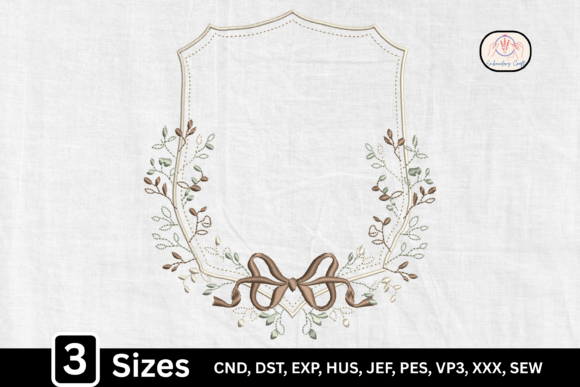 Elegant Floral Frame for Premium Sweatshirts