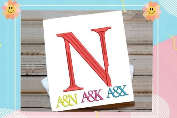 Elegant Letter N Split Monogram Logo Design