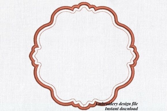 Elegant Oval Wedding Monogram Frame 1