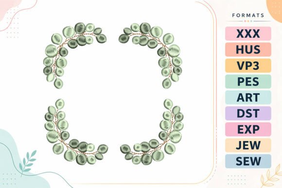 Eucalyptus Wreath for Elegant Sweatshirts