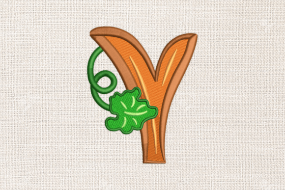 Explore the Charm of Letter Y Autumn Monograms
