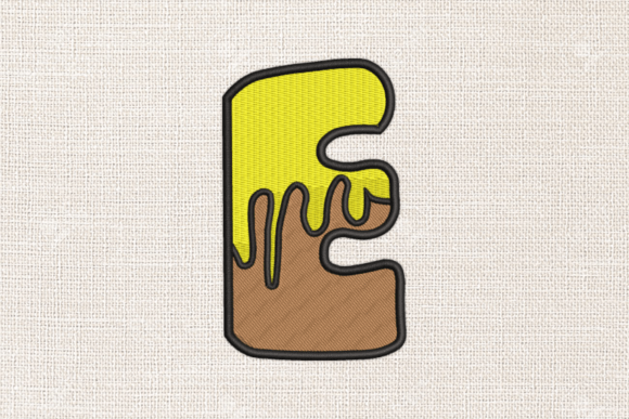 Letter E Bee Monograms: A Charming Seasonal Embellishment